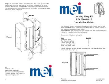 Series 2000 Locking Hasp Kit - MEI