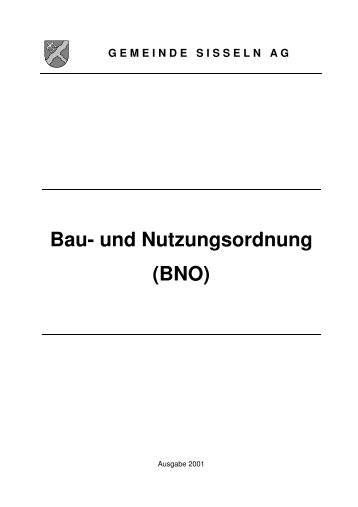 Bau- und Nutzungsordnung (BNO) - Sisseln