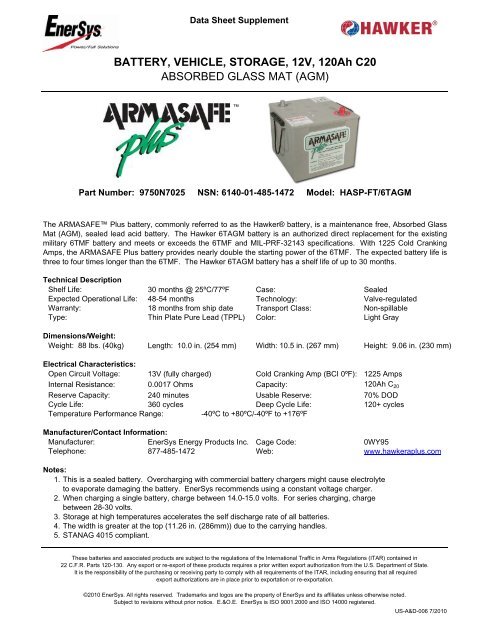 Battery Vehicle Storage 12v 120ah C20 Absorbed Glass Mat Agm