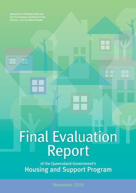 Housing and Support Program (HASP): Final Evaluation Report