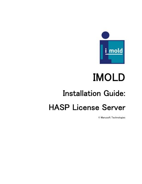 IMOLD License Server Installation