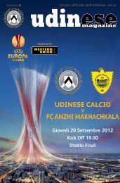 UDINESE CALCIO FC ANZHI MAKHACHKALA