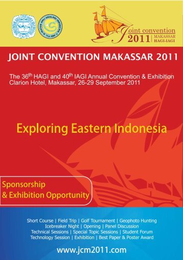 JOINT CONVENTION MAKASSAR 2011 - JCM2011 - Joint ...