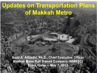 Updates on Transportation Plans of Makkah Metro - Fleming Gulf