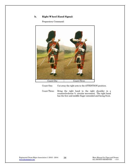 RDMA Mace Manual - Regimental Drum Major Association