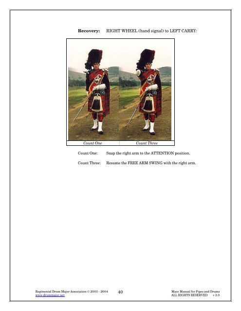 RDMA Mace Manual - Regimental Drum Major Association