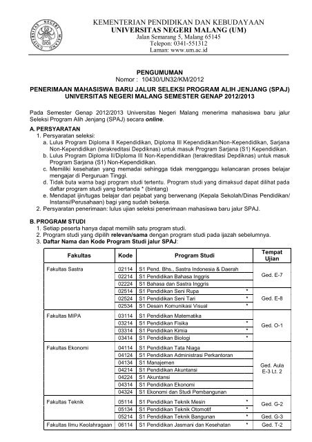 Disini Universitas Negeri Malang