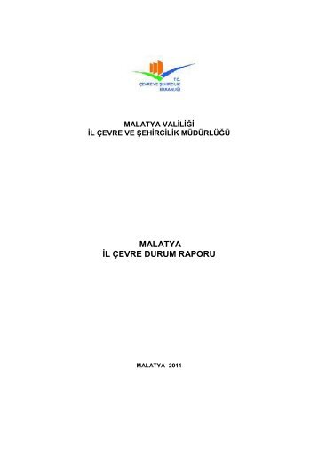 Malatya-2011 - Çevre ve Şehircilik Bakanlığı