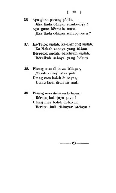 Long-chair Malay - Sabrizain.org