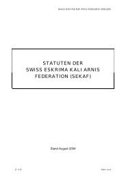 STATUTEN DER SWISS ESKRIMA KALI ARNIS ... - SKEMA Schweiz
