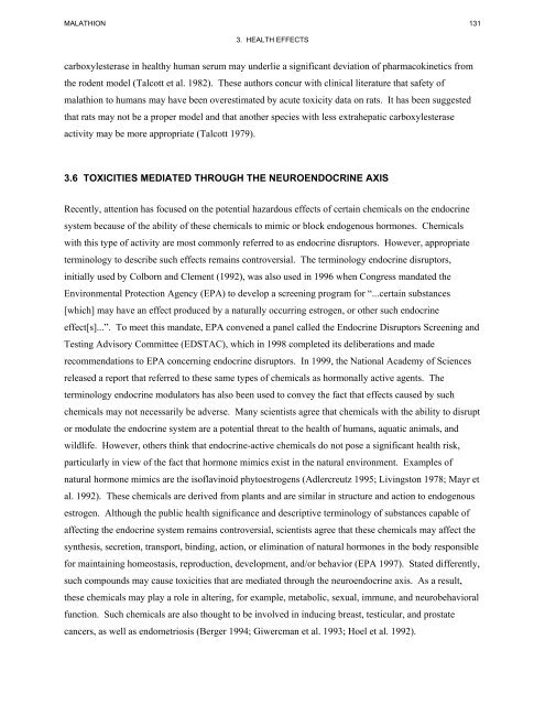 toxicological profile for malathion - Agency for Toxic Substances and ...