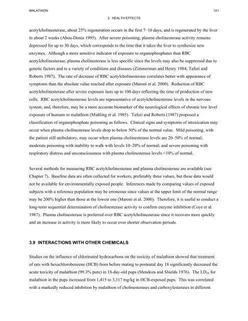 toxicological profile for malathion - Agency for Toxic Substances and ...