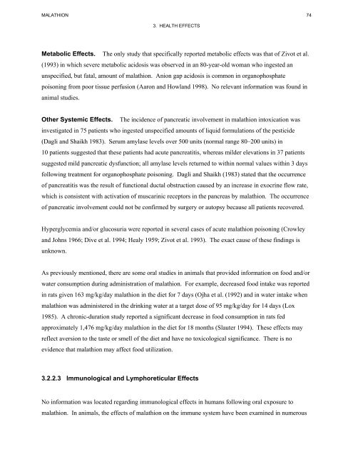 toxicological profile for malathion - Agency for Toxic Substances and ...