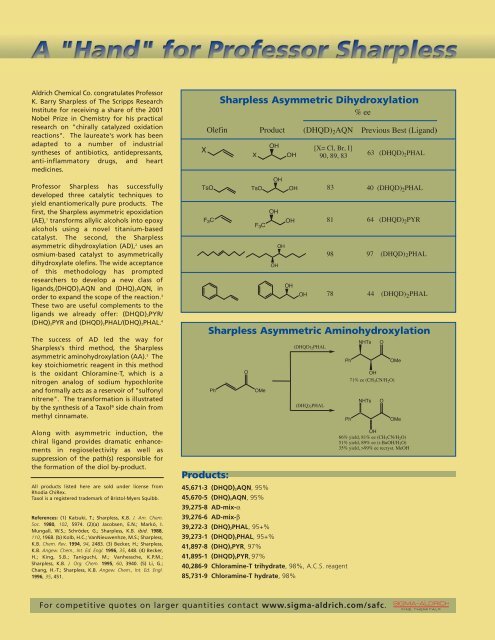 DEDICATED TO PROFESSOR HC BROWN ON HIS ... - Sigma-Aldrich