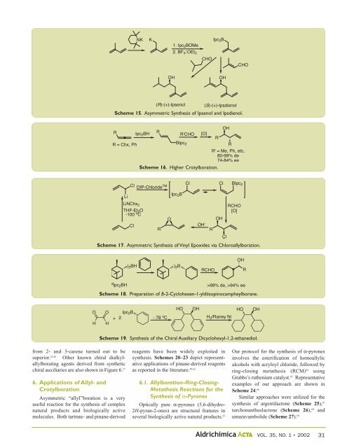 DEDICATED TO PROFESSOR HC BROWN ON HIS ... - Sigma-Aldrich