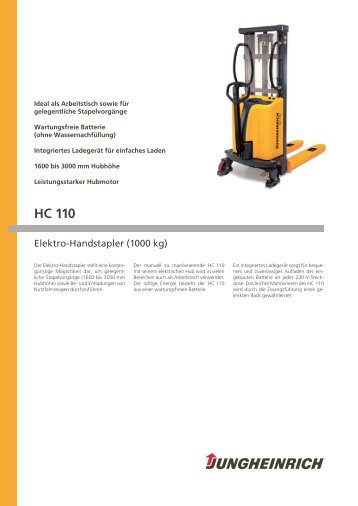 HC 110 - Jungheinrich PROFISHOP