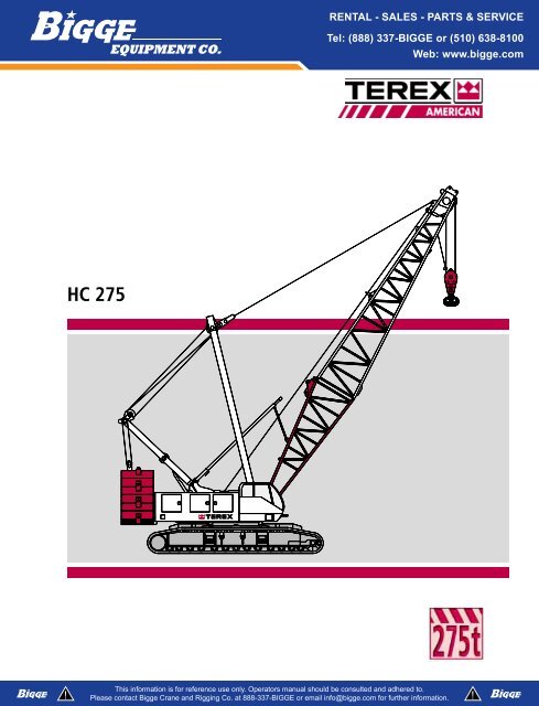 Demag Hc 190 Load Chart