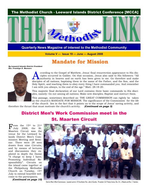 August 2008 — Volume V - the Methodist Church - LID