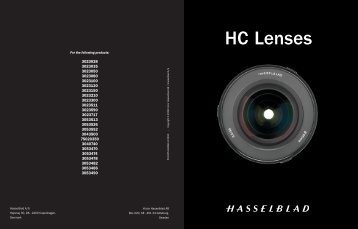 HC Lenses - Hasselblad