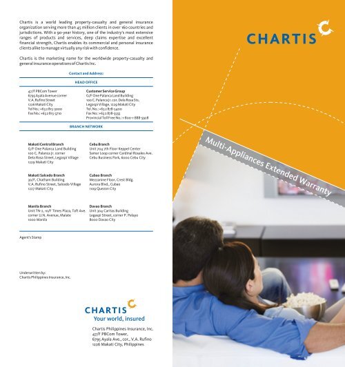 Multi Appliances Extended Warranty Brochure Home Insurance Multi Appliances Extended Warranty Brochure Home Insurance