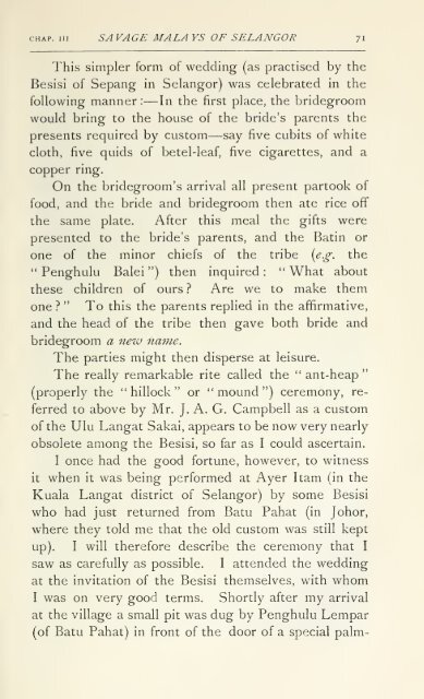 Pagan races of the Malay Peninsula - Sabrizain.org