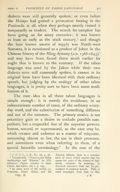 Pagan races of the Malay Peninsula - Sabrizain.org