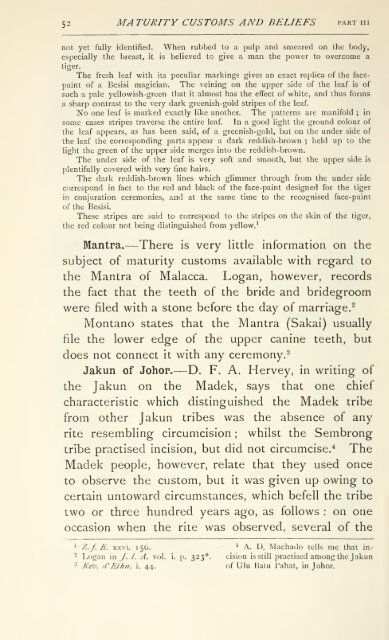 Pagan races of the Malay Peninsula - Sabrizain.org