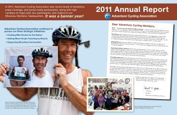 2011 Annual Report - Adventure Cycling Association