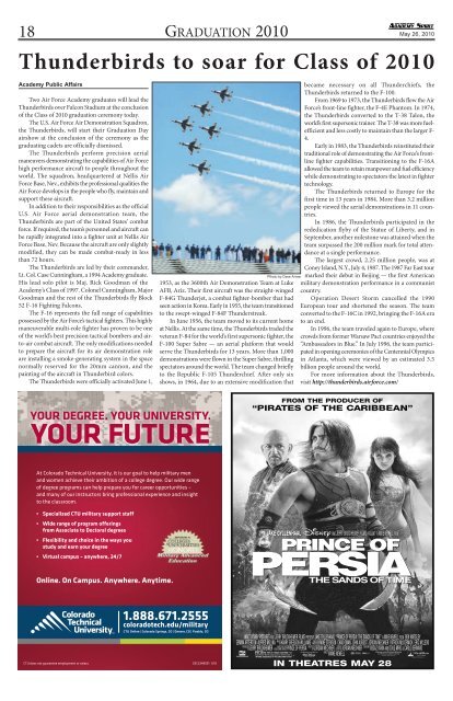 graduation issue 10 FINAL3.qxp - United States Air Force Academy