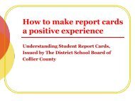 Report Cards - Collier County School District