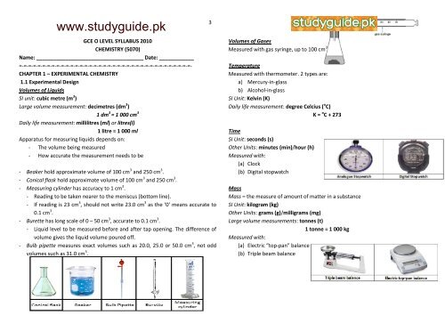 O-Level-Chemistry-Notes