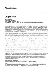 Leigh Ledare - Kunsthal Charlottenborg