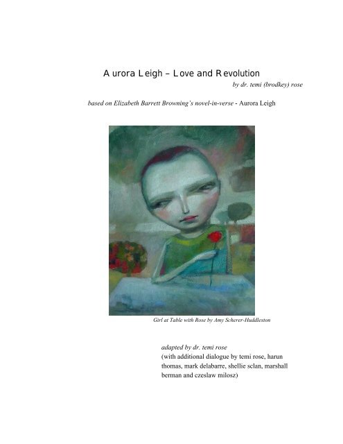 Aurora Leigh – Love and Revolution - 2cyberwhelm.org