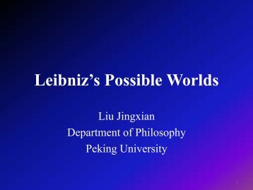 Leibniz and Kripke on Possible Worlds