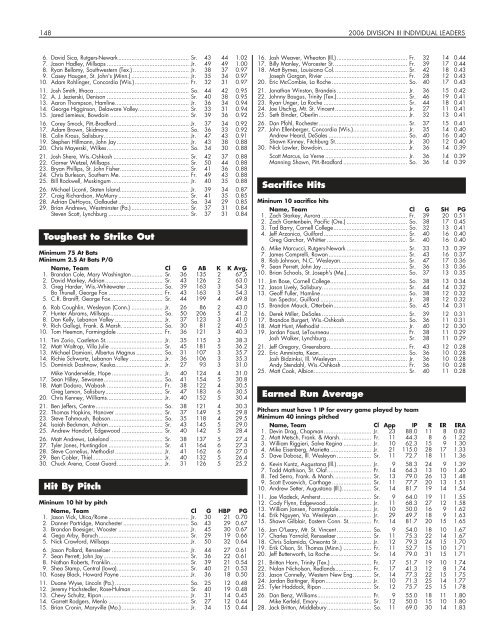 OFFICIAL 2007 NCAA BASEBALL RECORDS BOOK