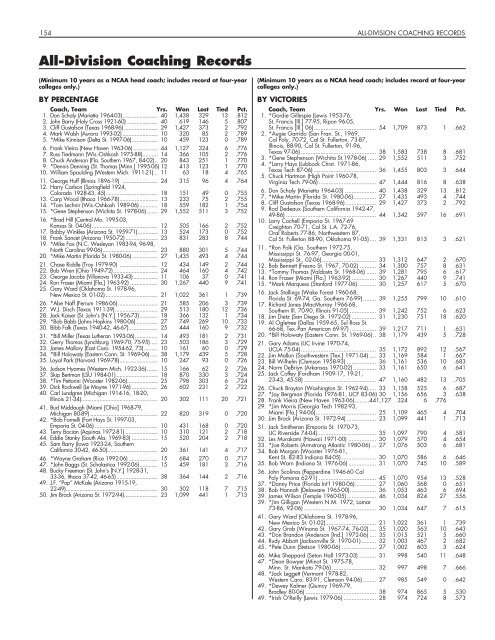 OFFICIAL 2007 NCAA BASEBALL RECORDS BOOK