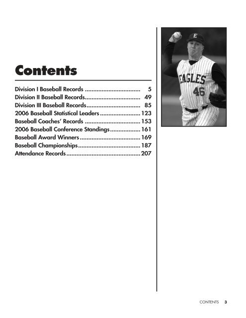 OFFICIAL 2007 NCAA BASEBALL RECORDS BOOK