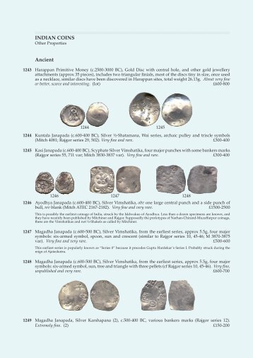 INDIAN COINS Ancient