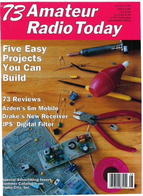 73 Amateur Radio Today - Free and Open Source Software