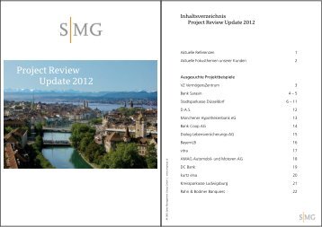 Project Review Update 2012 - SMG Sales Management Group