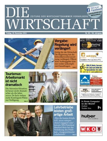 Die Wirtschaft Nr. 46 vom 18. November 2011