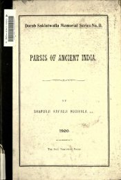 PARSIS OF ANCIENT INDIA, - Hindu Temple of Greater Cincinnati