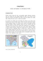 Jammu & Kashmir Development Report - of Planning Commission