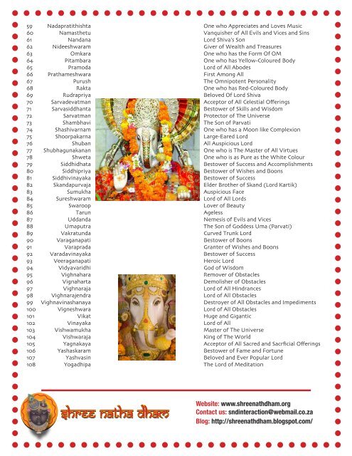 Ganesh Chaturti - Shree Nath Dham