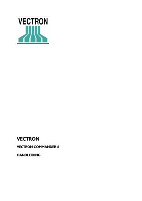 Manual VCOM6 nl - Service - Vectron Systems AG