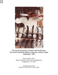 The Sword and Knife Makers of Kassala, Eastern ... - Medieval Sword