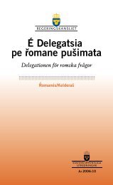 É Delegatsia pe řomane pušimata (kelderaš) - Minoritet