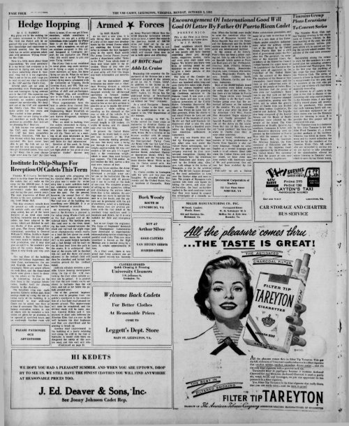 The Cadet. VMI Newspaper. October 03, 1955 - New Page 1 [www2 ...