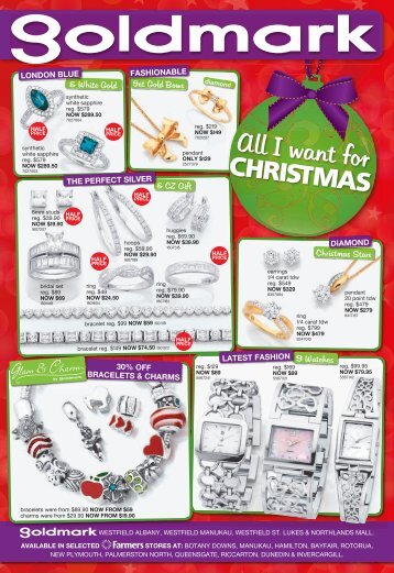 All I want for - Goldmark, Jewellery & Watches