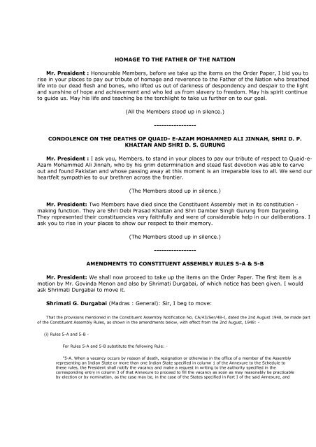 constituent assembly of india debates (proceedings)- volume vii